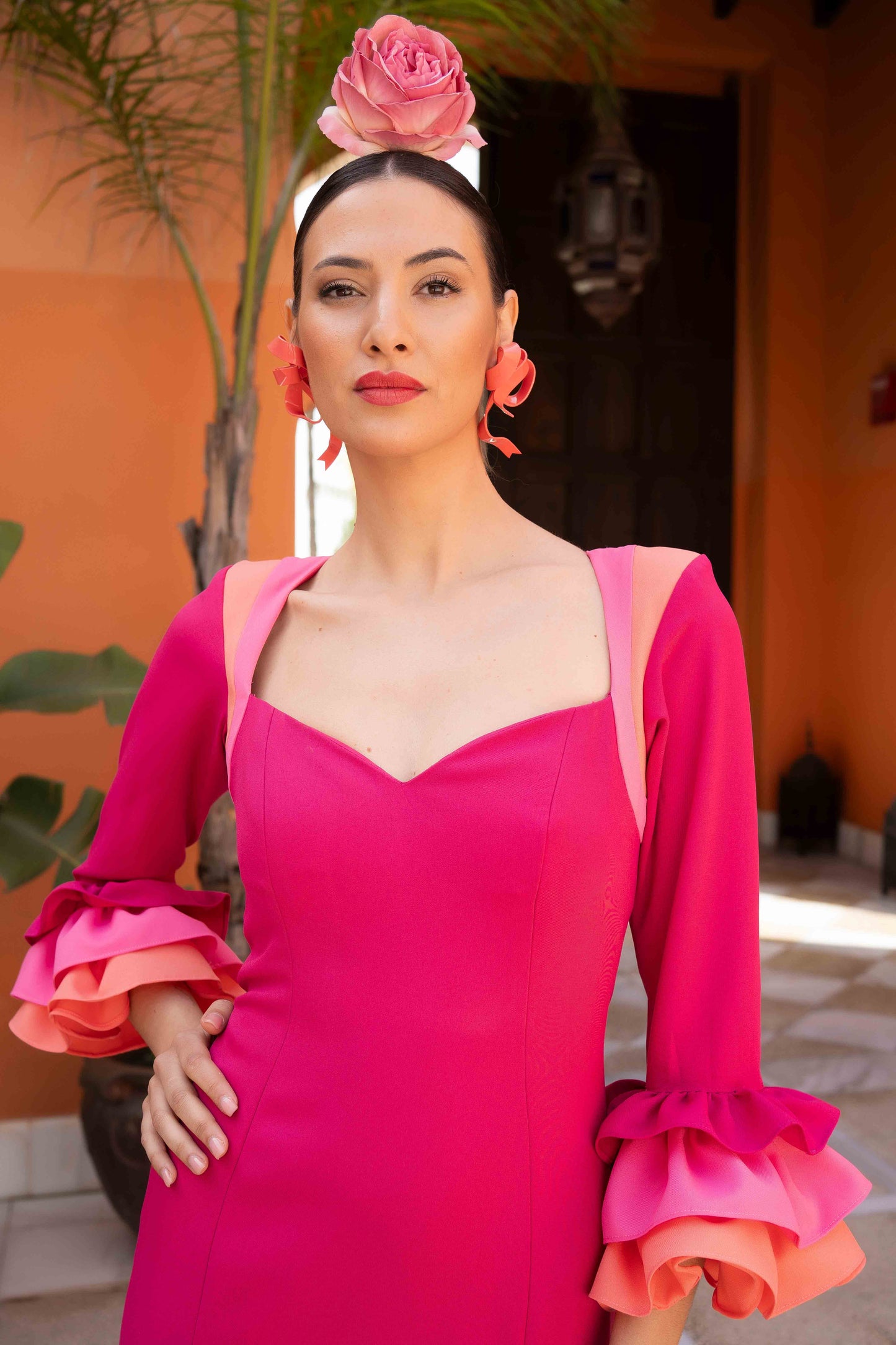 Vestido Ana frambuesa