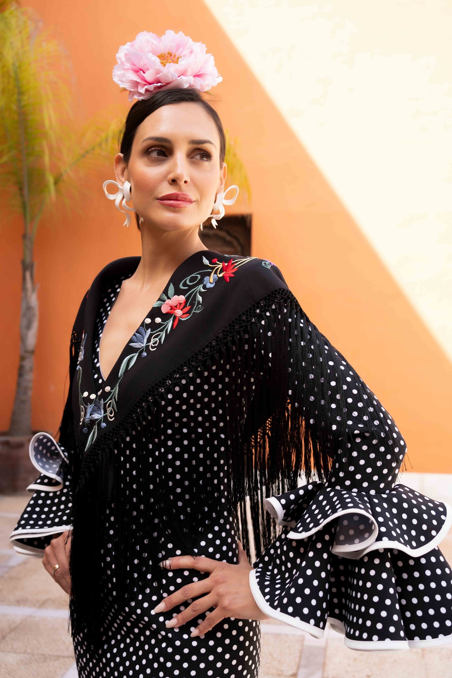 Vestido Sofía negro L/Bco pequeño