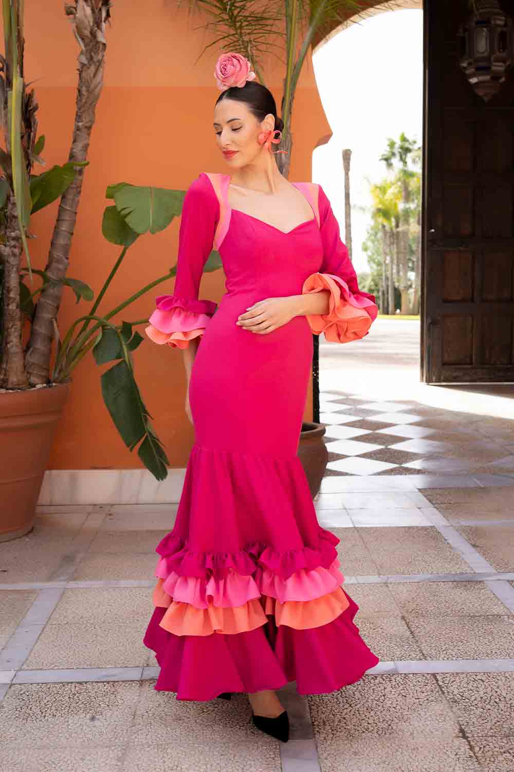Vestido Ana frambuesa
