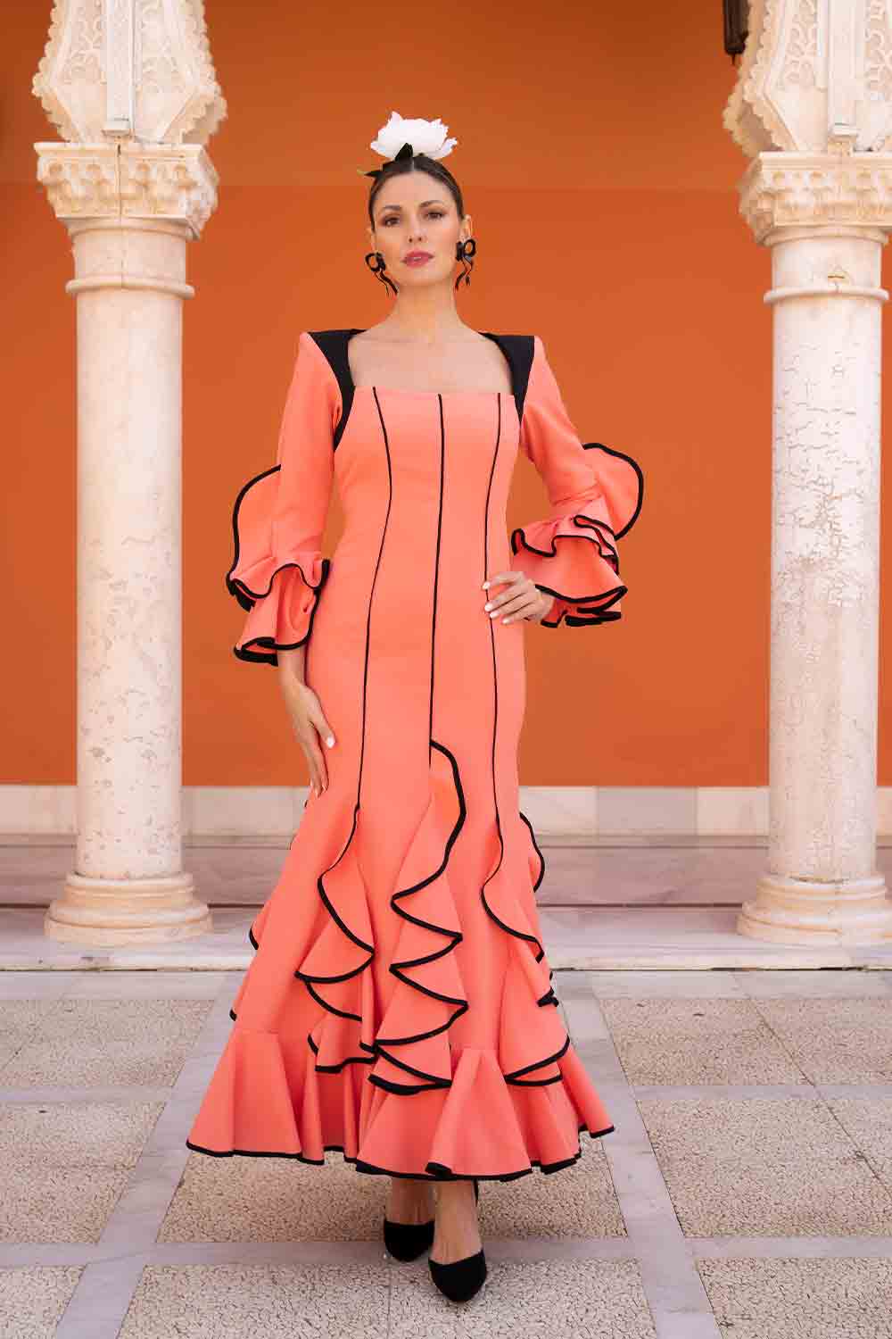 Vestido Lucía coral