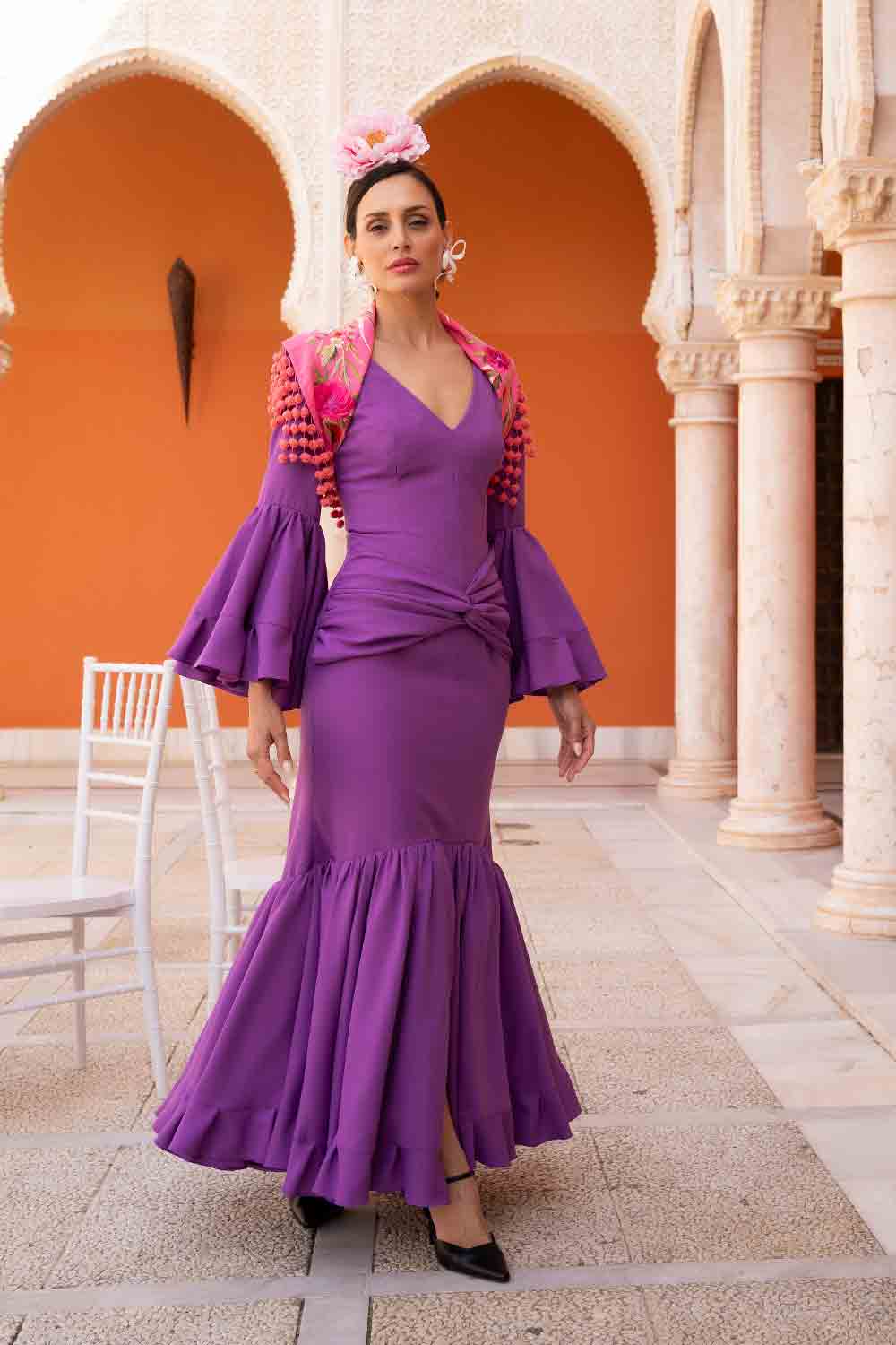 Vestido Alba morado