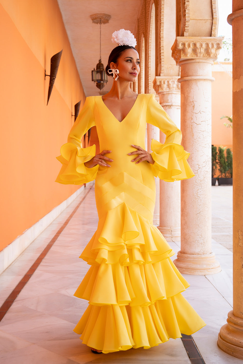 Vestido Gala amarillo