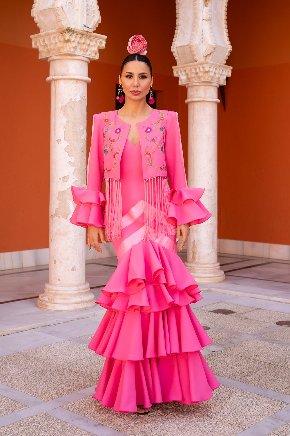 Vestido Gala rosa