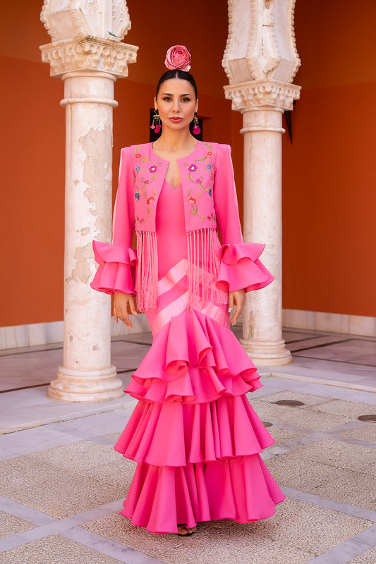 Vestido Gala rosa
