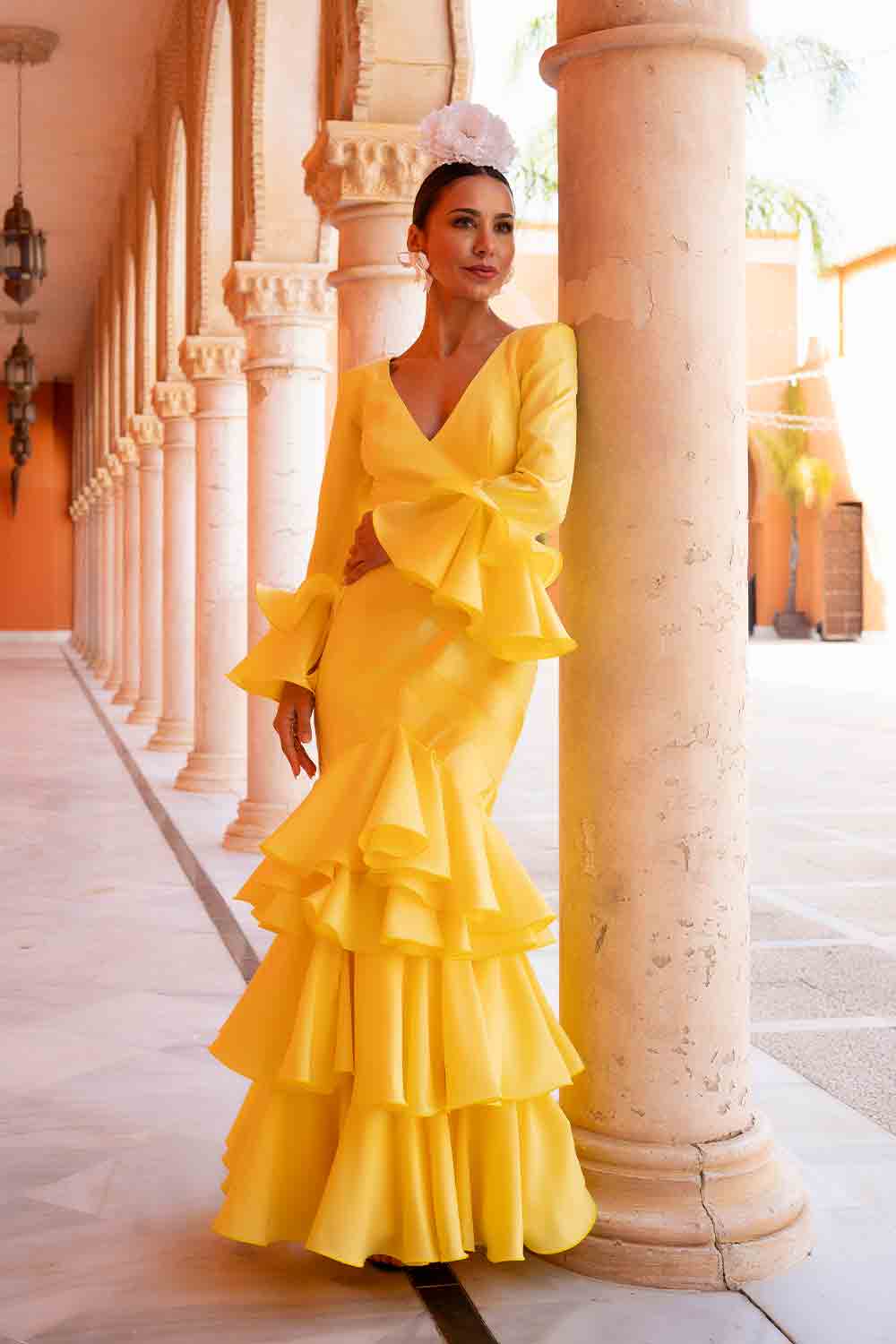 Vestido Gala amarillo