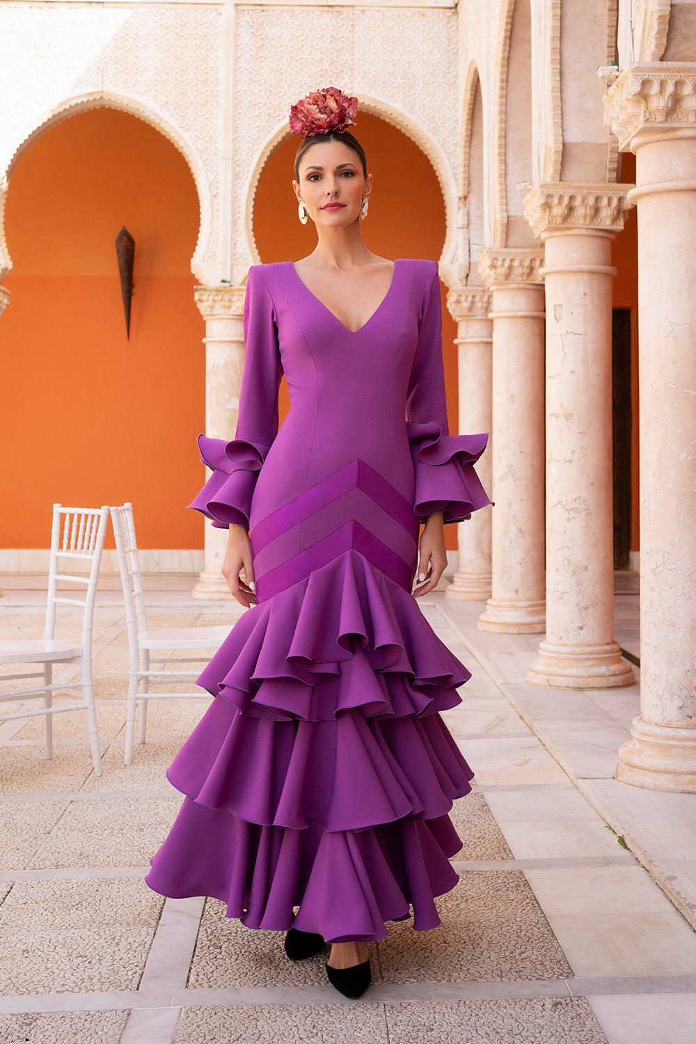 Vestido Gala morado