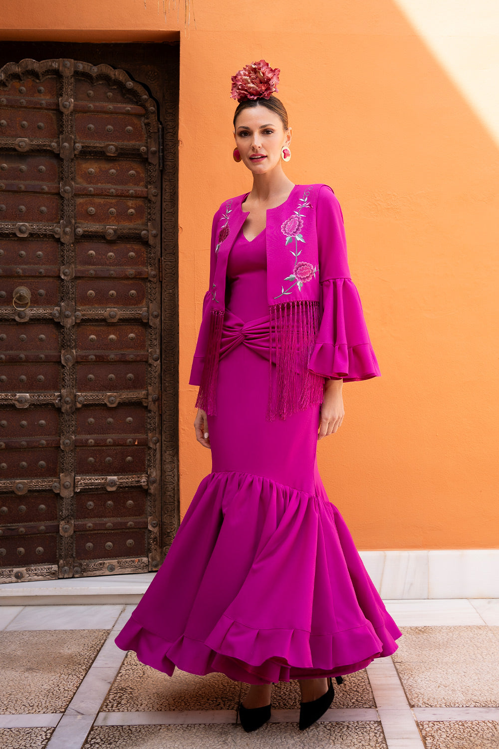 Vestido Alba buganvilla