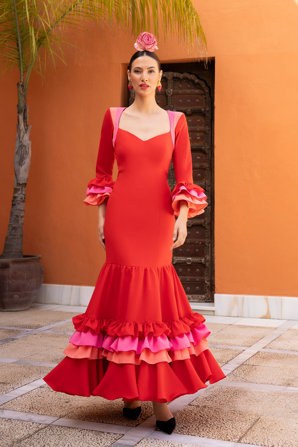 Vestido Ana rojo