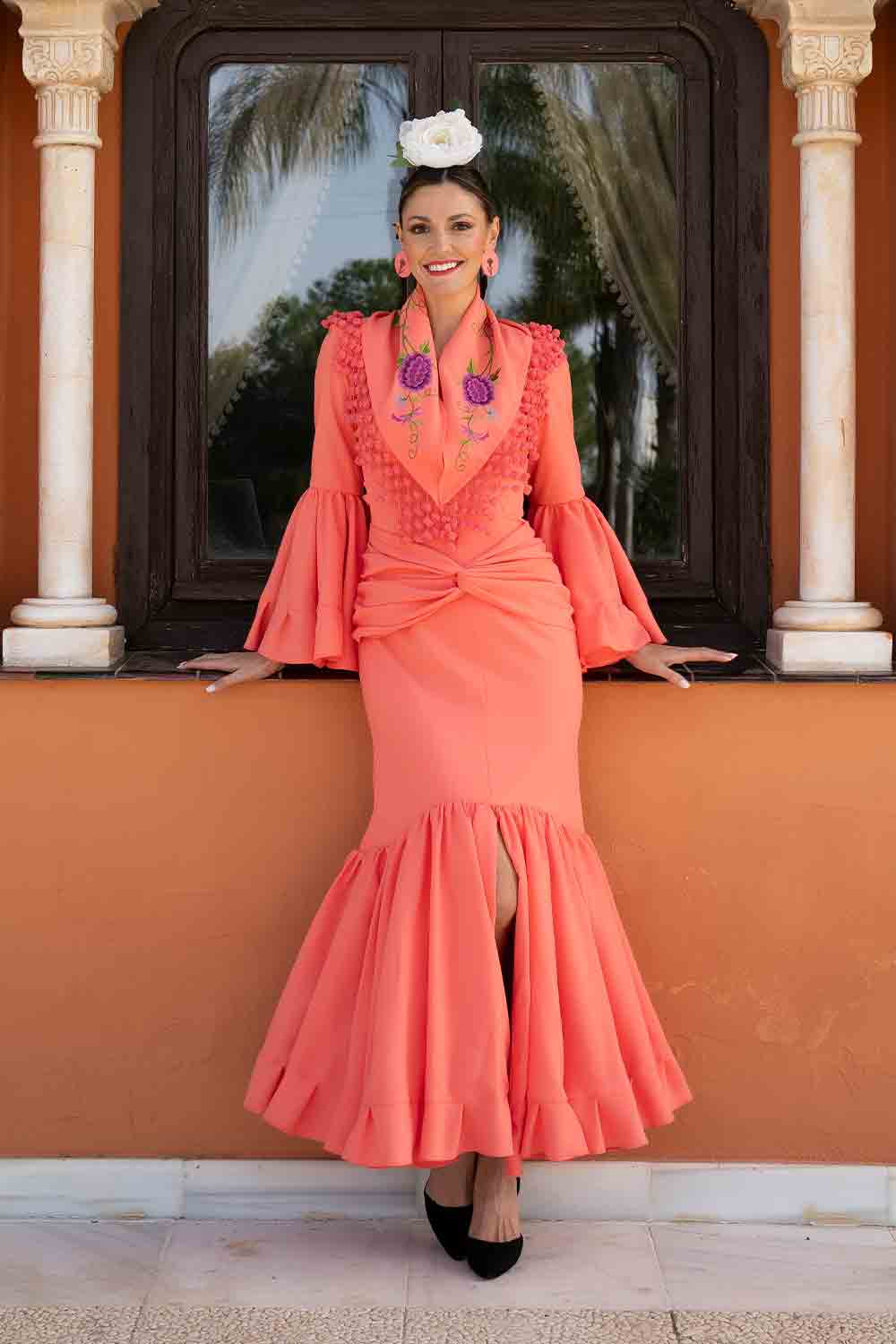 Vestido Alba coral