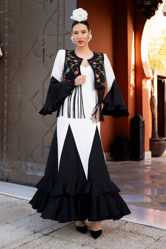 Vestido Rocío blanco