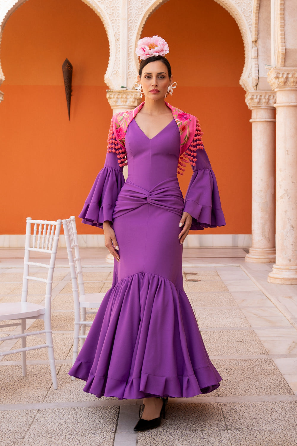 Vestido Alba morado